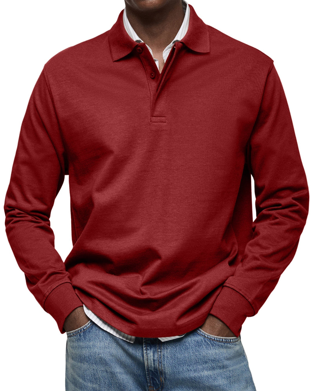 Alex™ - Long Sleeve Casual Polo