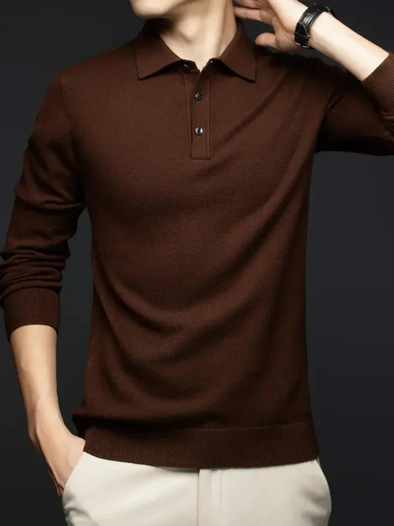 Brit & Boho™️ | Harvey Wool Blend Knit Sweater