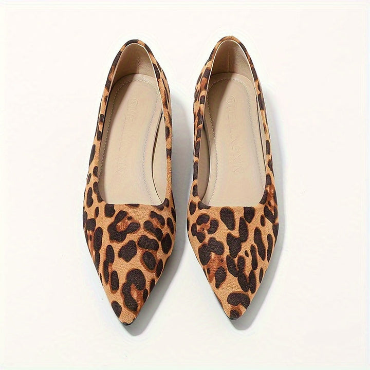 Dina | Leopard Print Pointed-Toe Heels