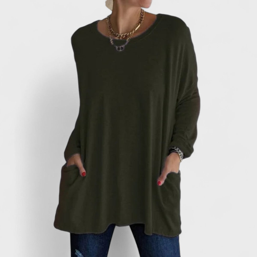Moira – Relaxed Long Sleeve Top