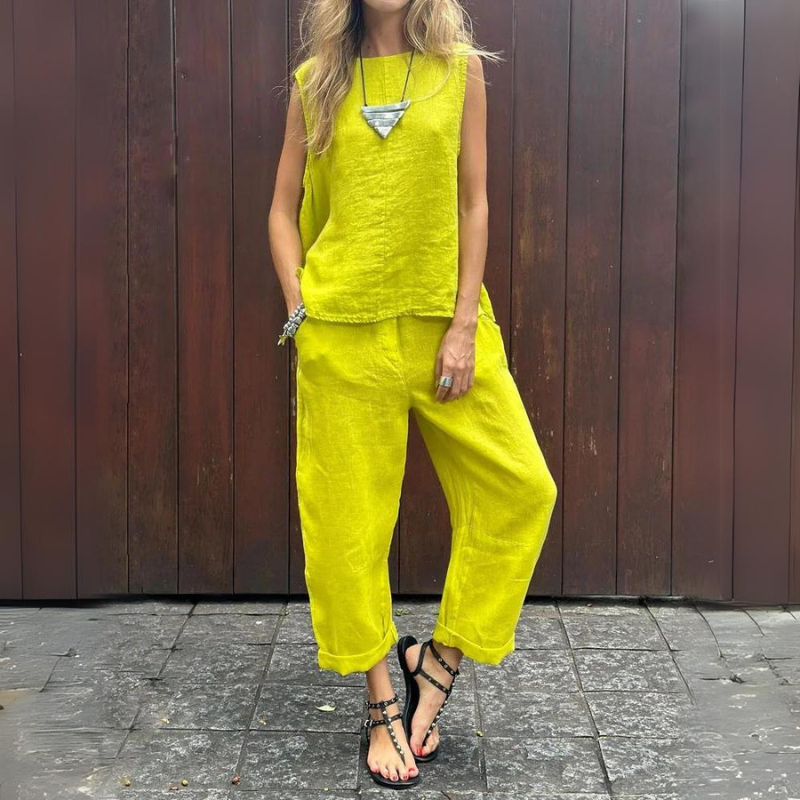 Janice™ – Stylish Cotton Summer Set