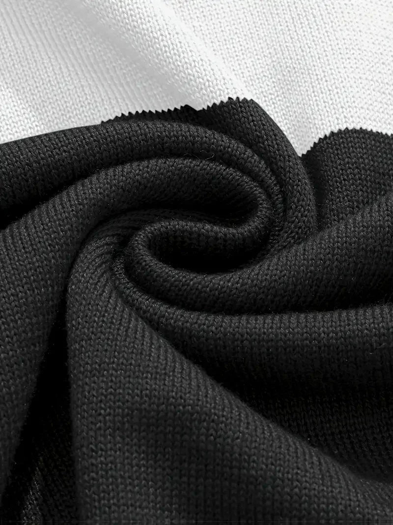 Brit & Boho™️ | The Luxe Colorblock Quarter Zip