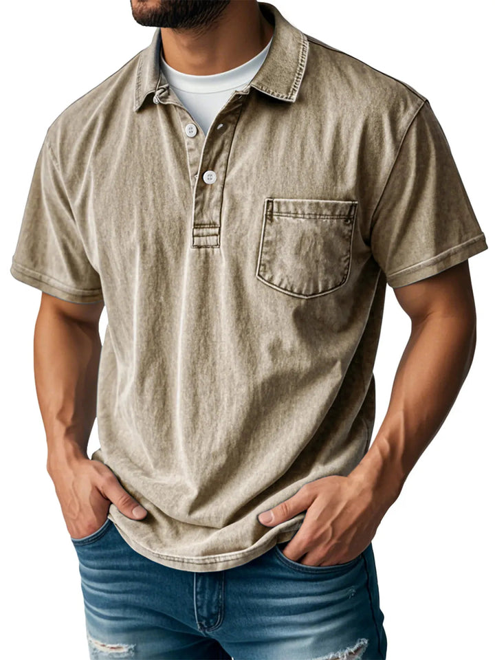 Sebastien™ - Men's Casual Vintage Polo Shirt