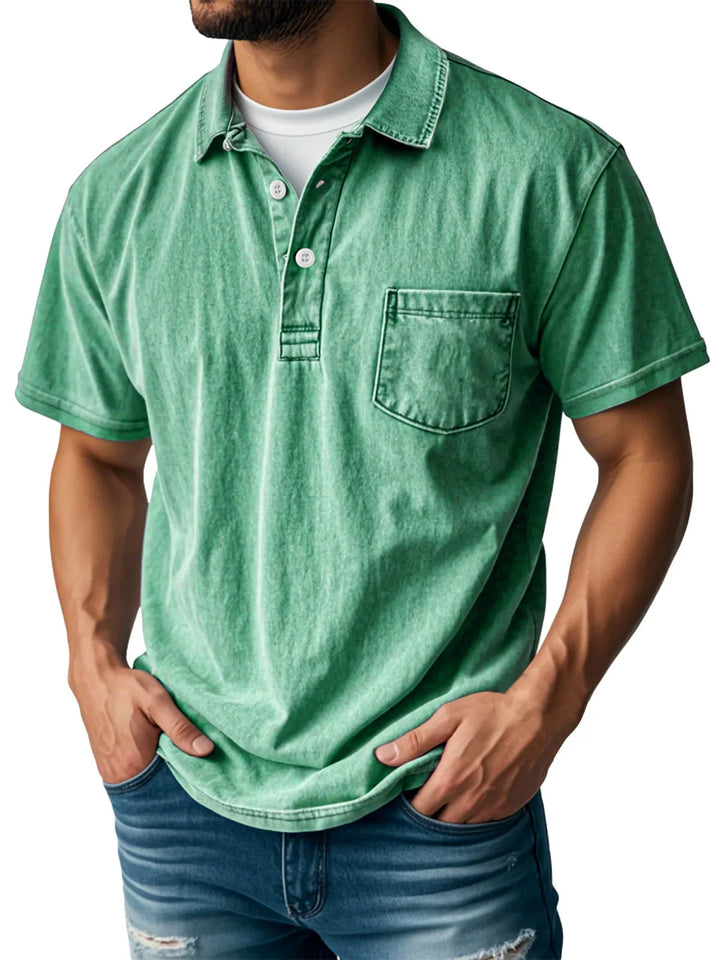 Sebastien™ - Men's Casual Vintage Polo Shirt