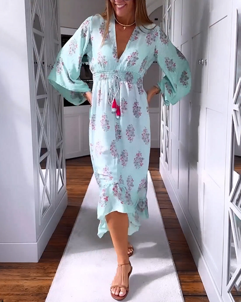Celina™ - Elegant Floral Dress