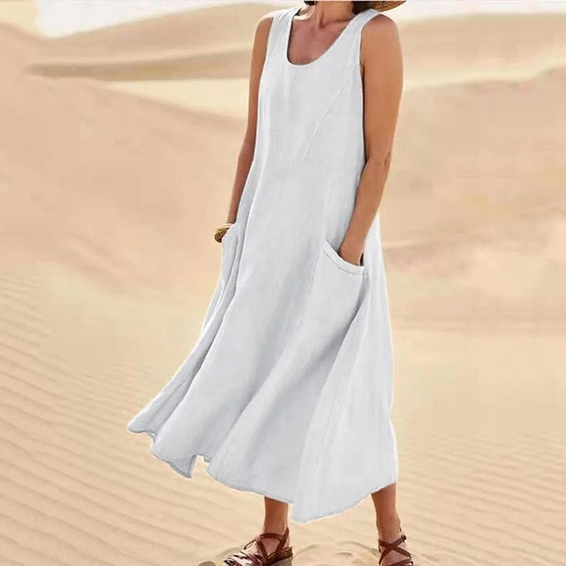 Tina™ - Summer Linen Dress