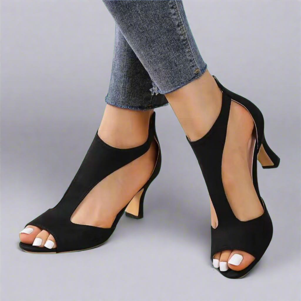 Marga | Orthopedic Sandals with Chic Heel