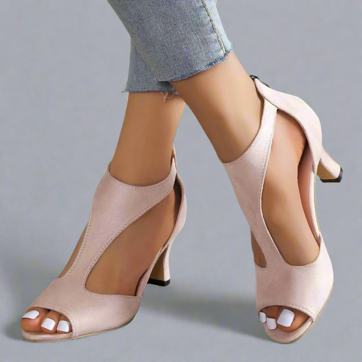 Marga | Orthopedic Sandals with Chic Heel