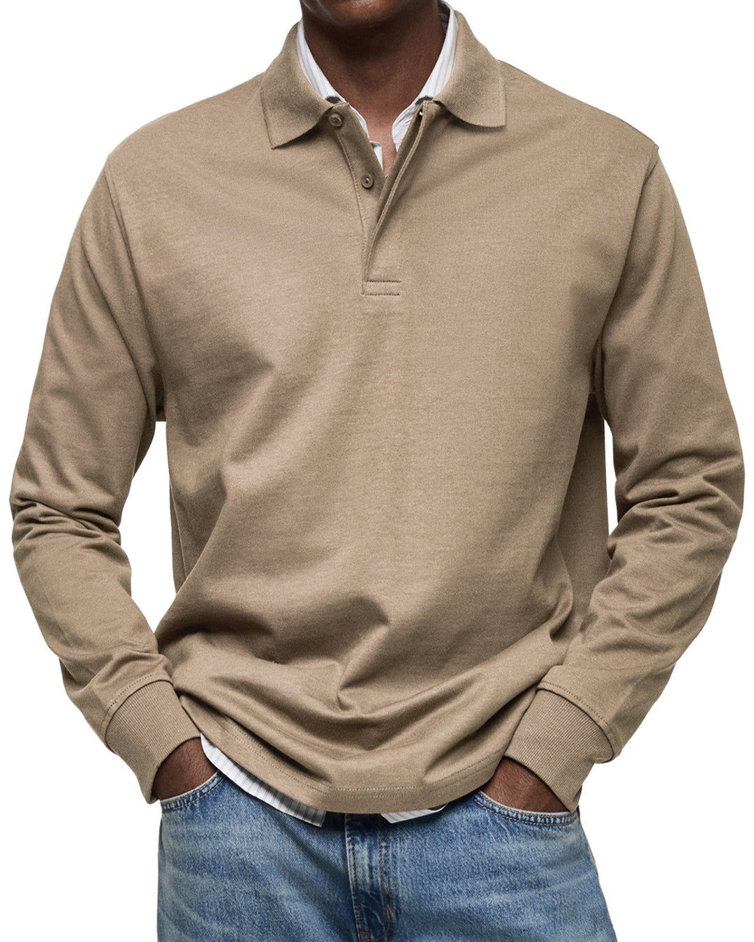Alex™ - Long Sleeve Casual Polo