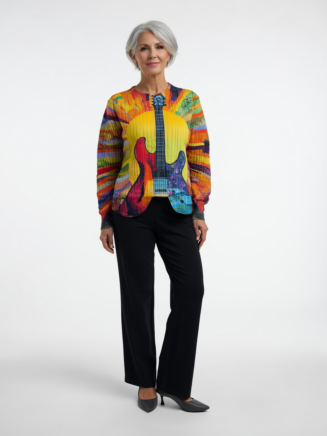 Tatum - Colorful Boho Style Sweatshirt