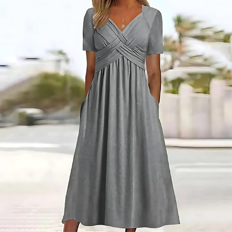 Leila - Elegant Dress with Tummy Coverage
