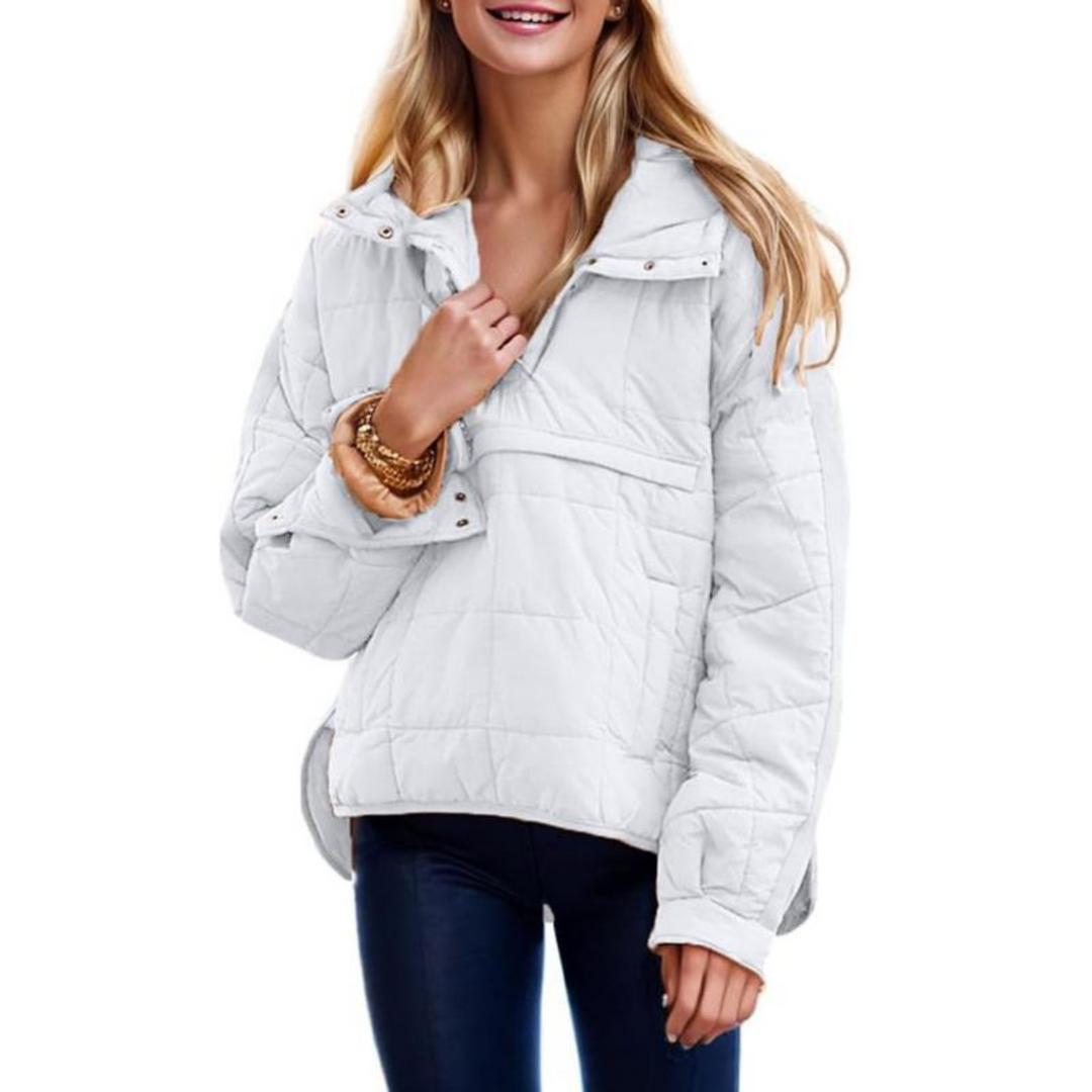 Fely™ - Oversized Hooded Pullover Jacket