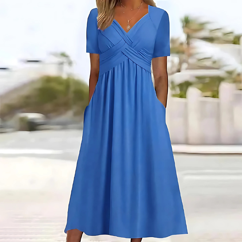 Leila - Elegant Dress with Tummy Coverage