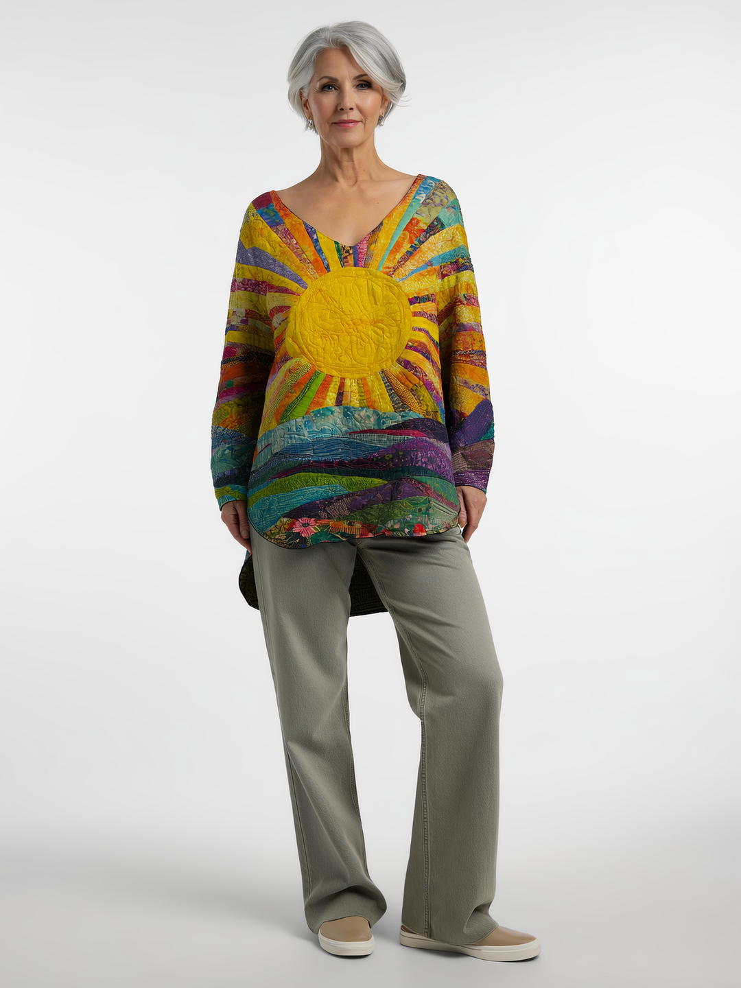 Greer - Cheerful Colorful Blouse