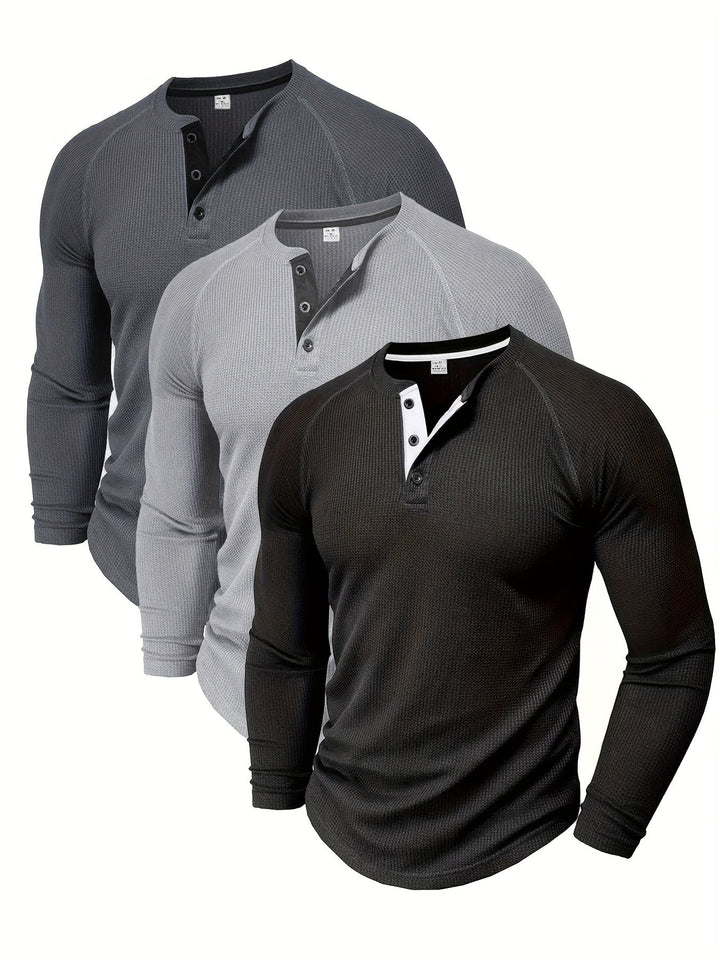 Chad™ - Men's Henley Shirt
