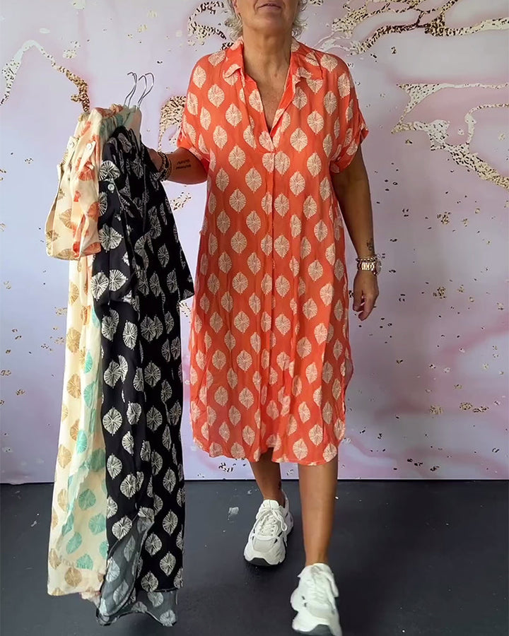 Liora™ - Women’s Lapel Spring Dress