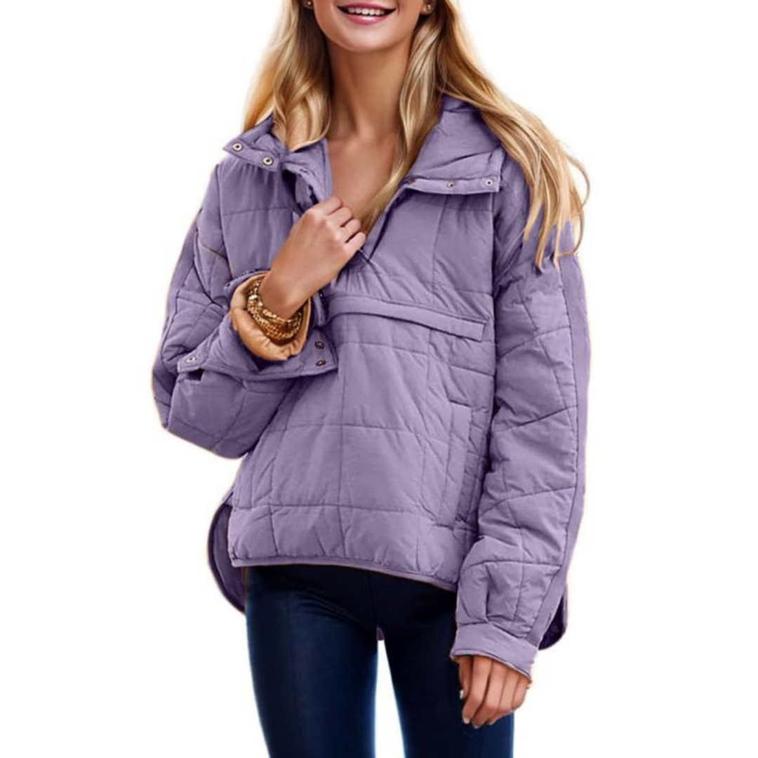 Fely™ - Oversized Hooded Pullover Jacket