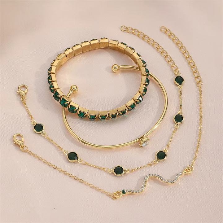 Celeste™ - Elegant 4-Piece Bracelet Set