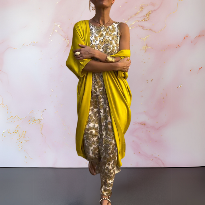 Melanie™ - Elegant Dress With Cardigan