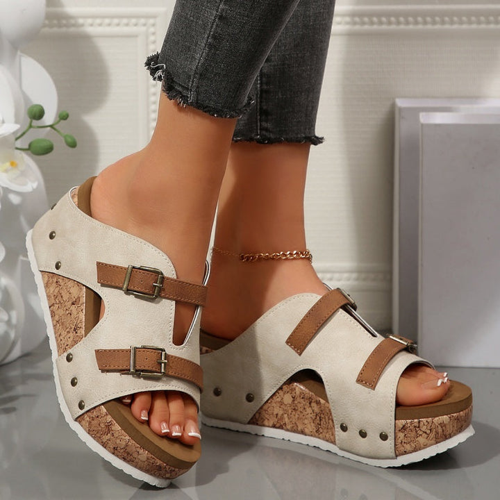 Dahlia™ - Fashionable Wedge Platform Sandals