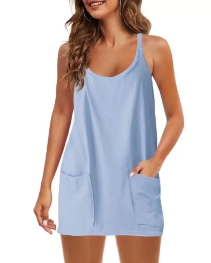 Gia™ - Chic Sleeveless Romper Dress