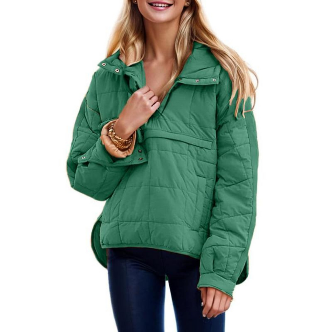 Fely™ - Oversized Hooded Pullover Jacket