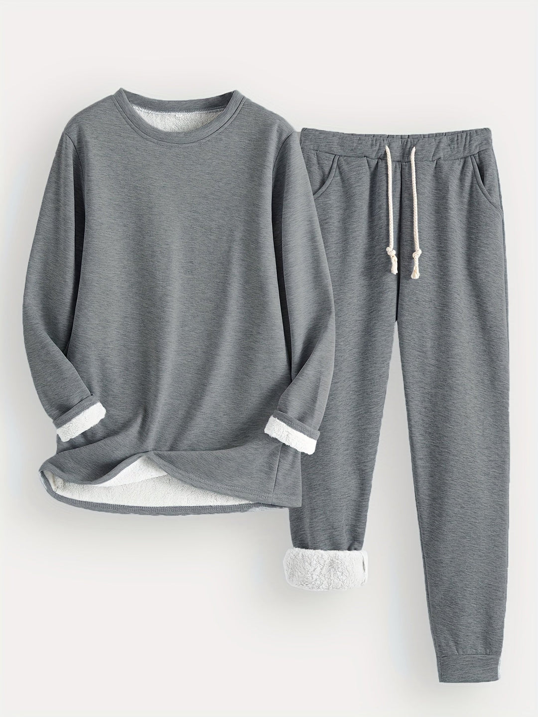 Riley™ - Cozy Fleece-Lined Lounge Set