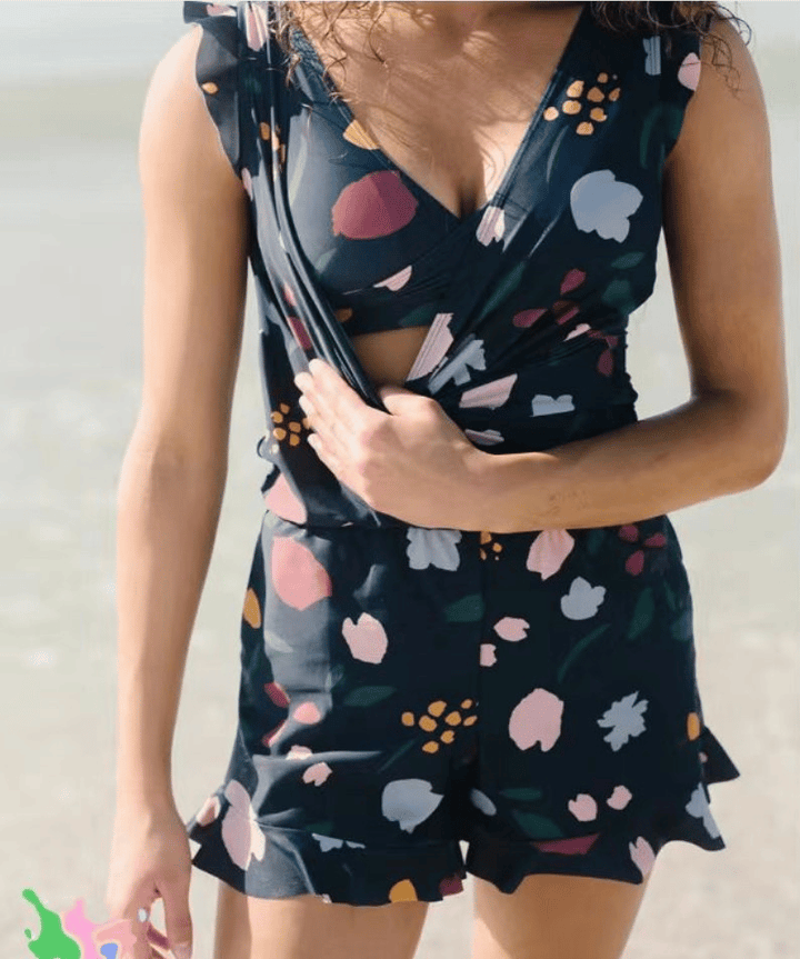 Reana™ – Ruffled Swimsuit with Bust Support