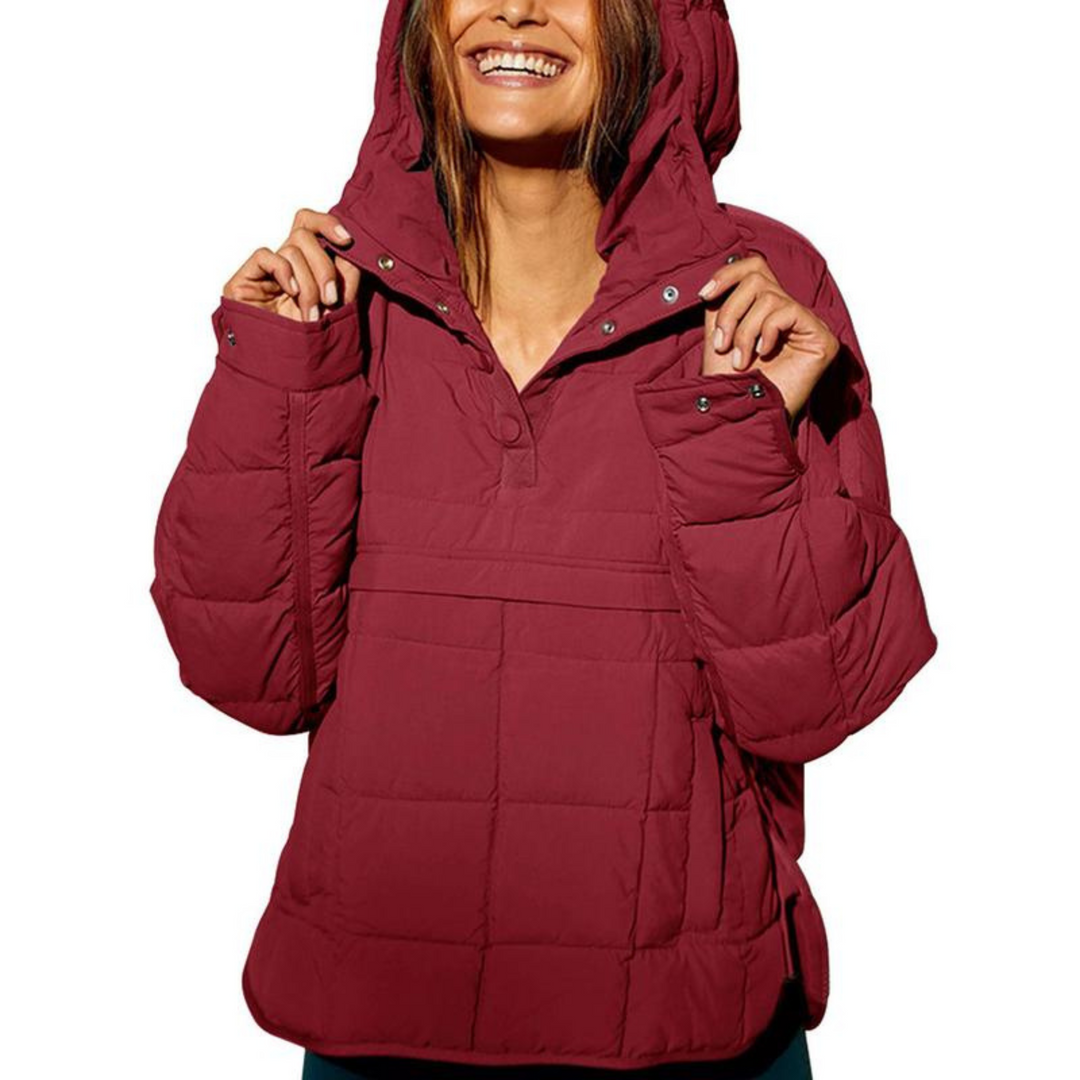 Fely™ - Oversized Hooded Pullover Jacket
