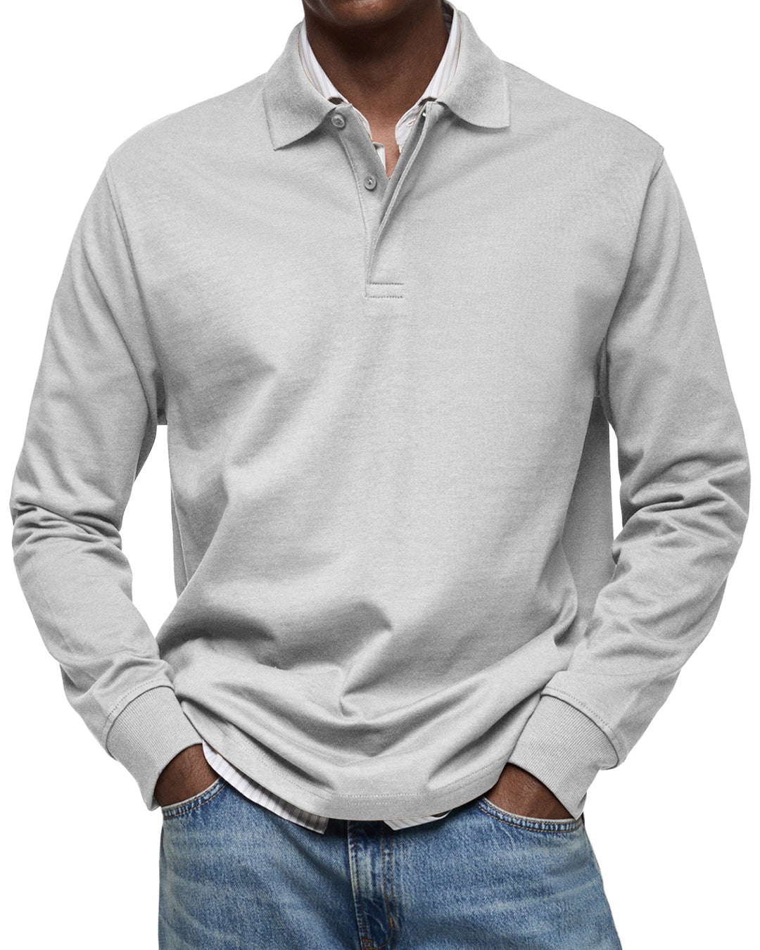 Alex™ - Long Sleeve Casual Polo