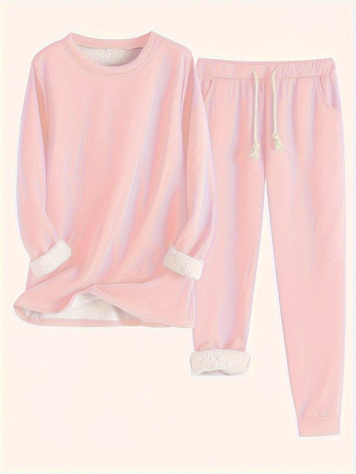 Riley™ - Cozy Fleece-Lined Lounge Set