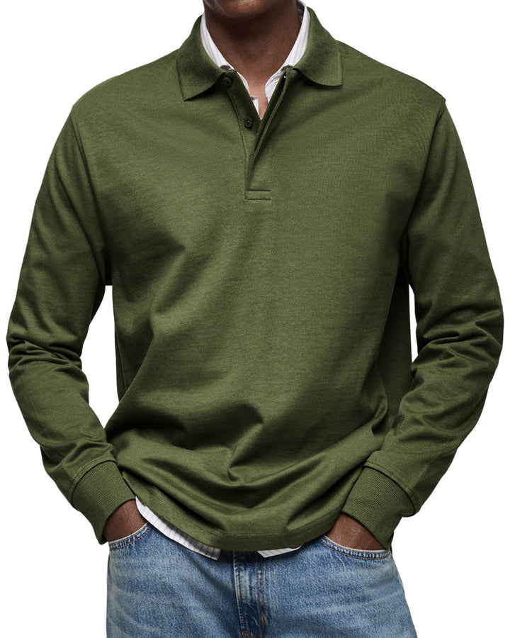 Alex™ - Long Sleeve Casual Polo