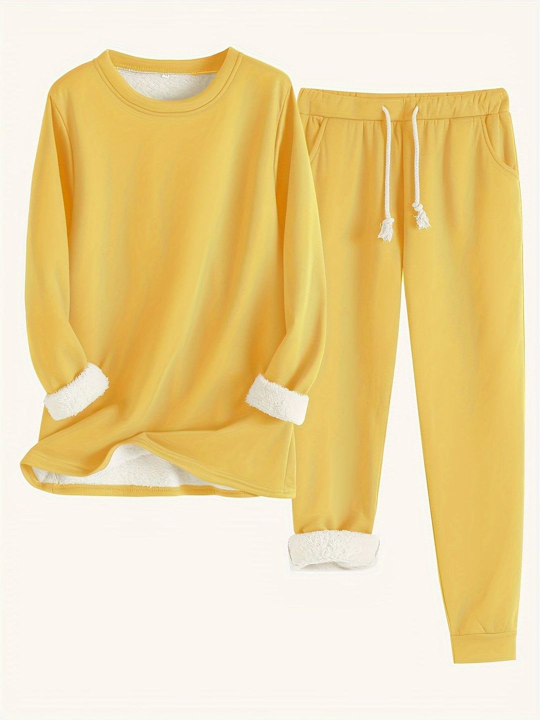 Riley™ - Cozy Fleece-Lined Lounge Set