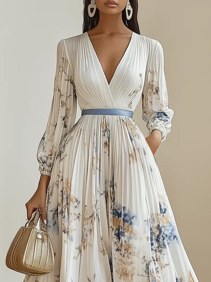 Vicki™ - Timeless Floral Elegant Dress
