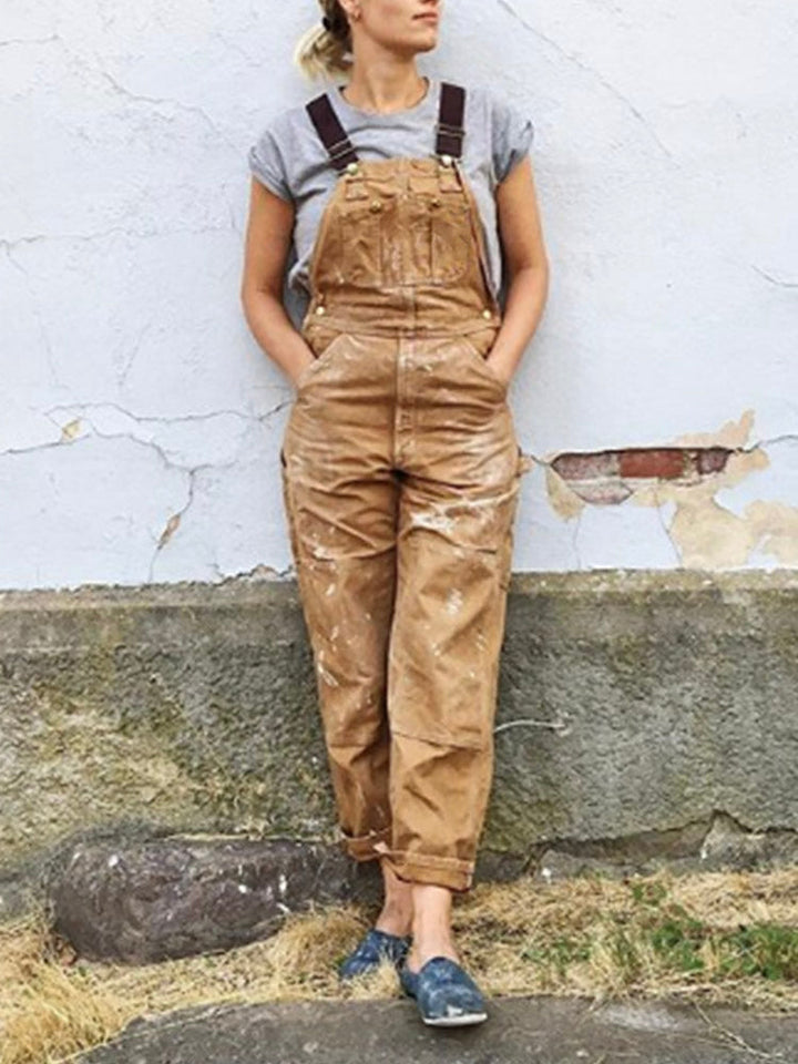 Doris™ – Stylish Canvas Jumpsuit