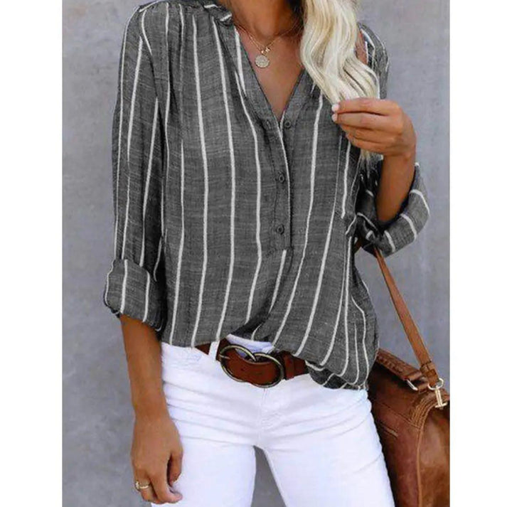 Giana™ | Striped Casual Blouse
