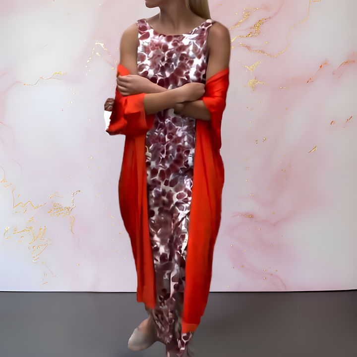 Melanie™ - Elegant Dress With Cardigan