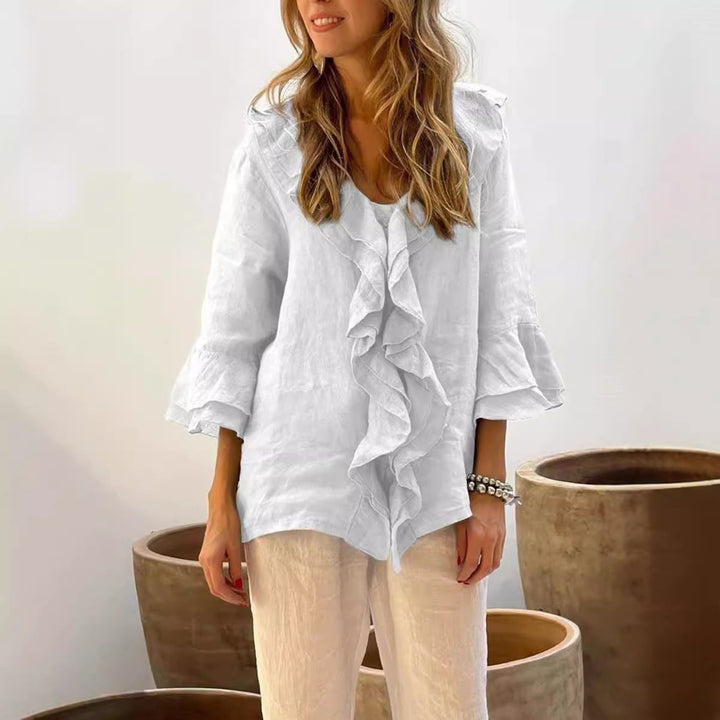 Cherry™ | Stylish Ruffled Blouse