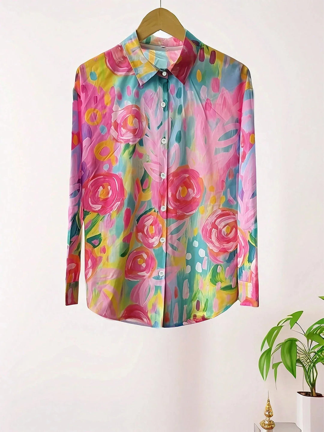 Annika™ - Colorful Blouse with Playful Print