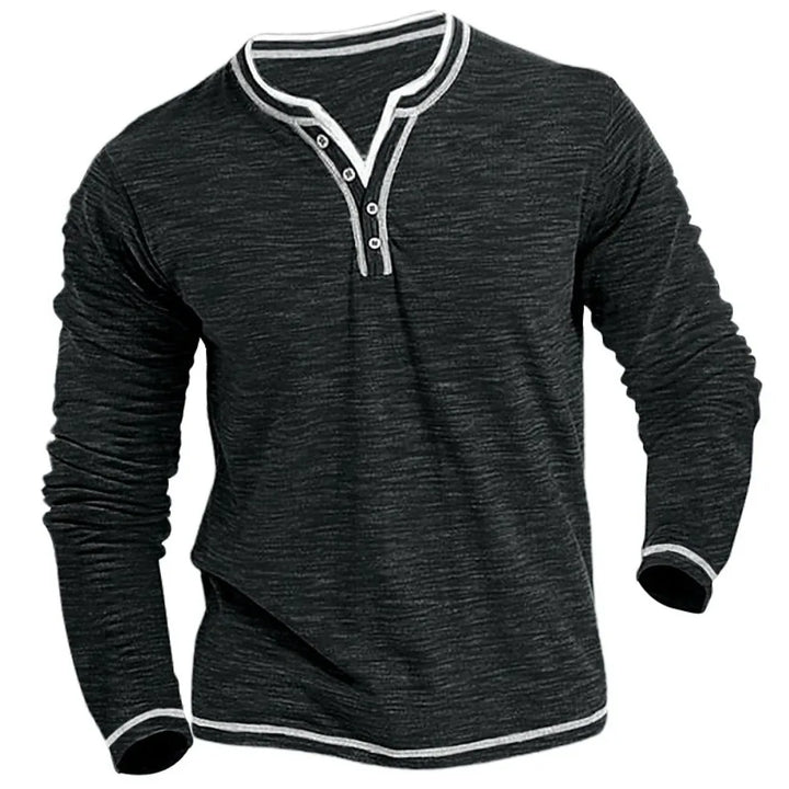 Denis™ - Comfortable V-Neck Long Sleeve