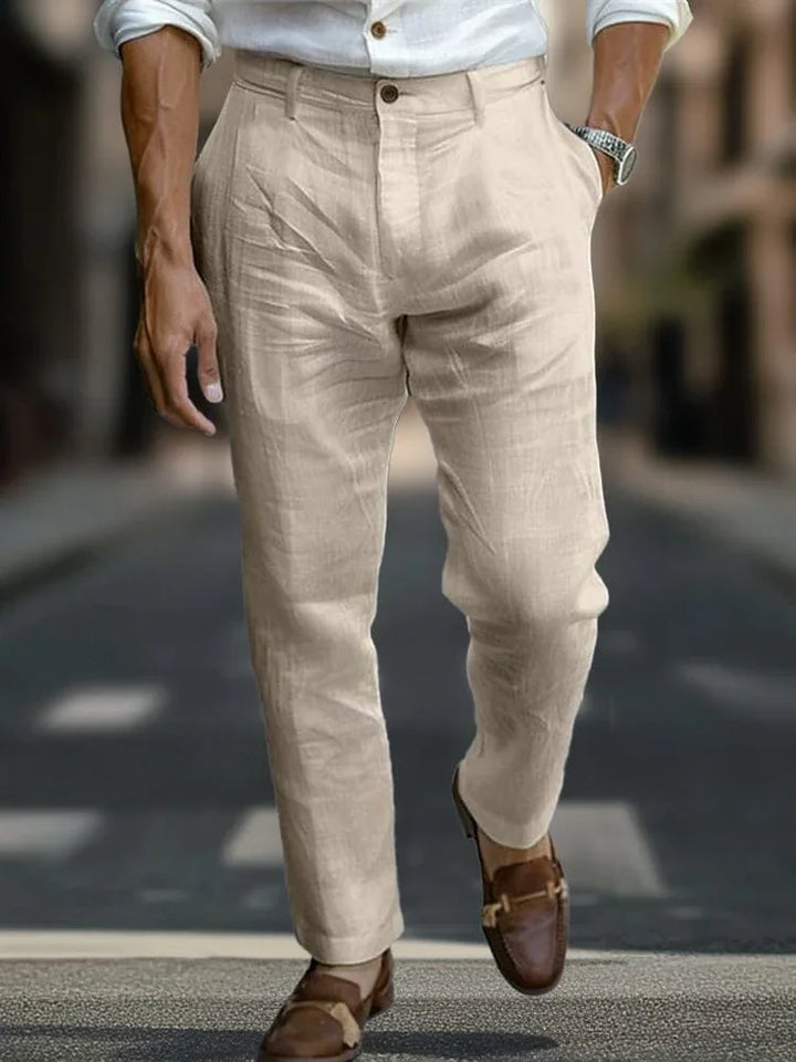 Alaric - Tailored Linen Trousers
