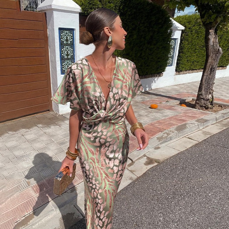 Rina™ | Women's V-Neck Maxi Dress