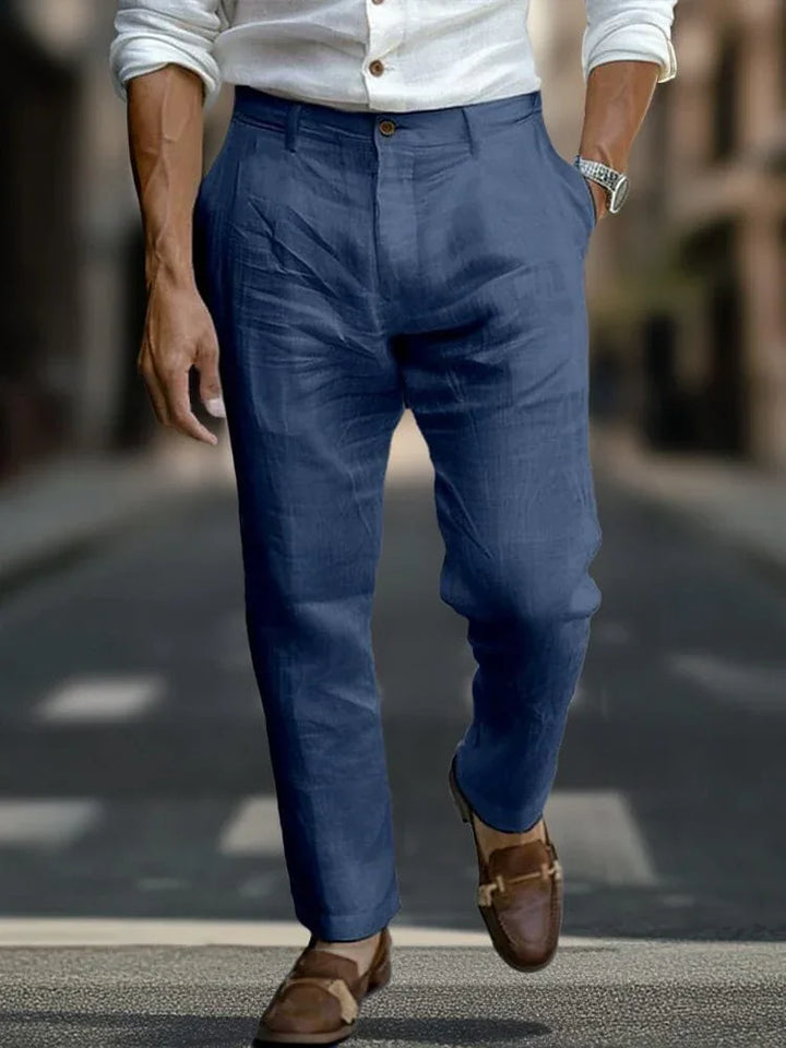 Alaric - Tailored Linen Trousers