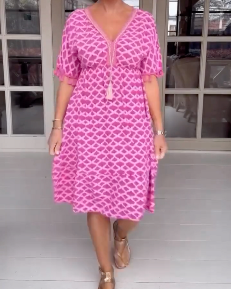 Tina™ - Printed Casual Dress