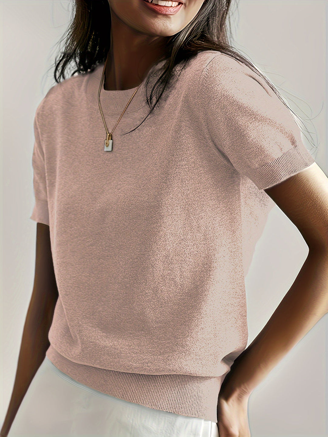 Leah™ - Casual Short Sleeve Top