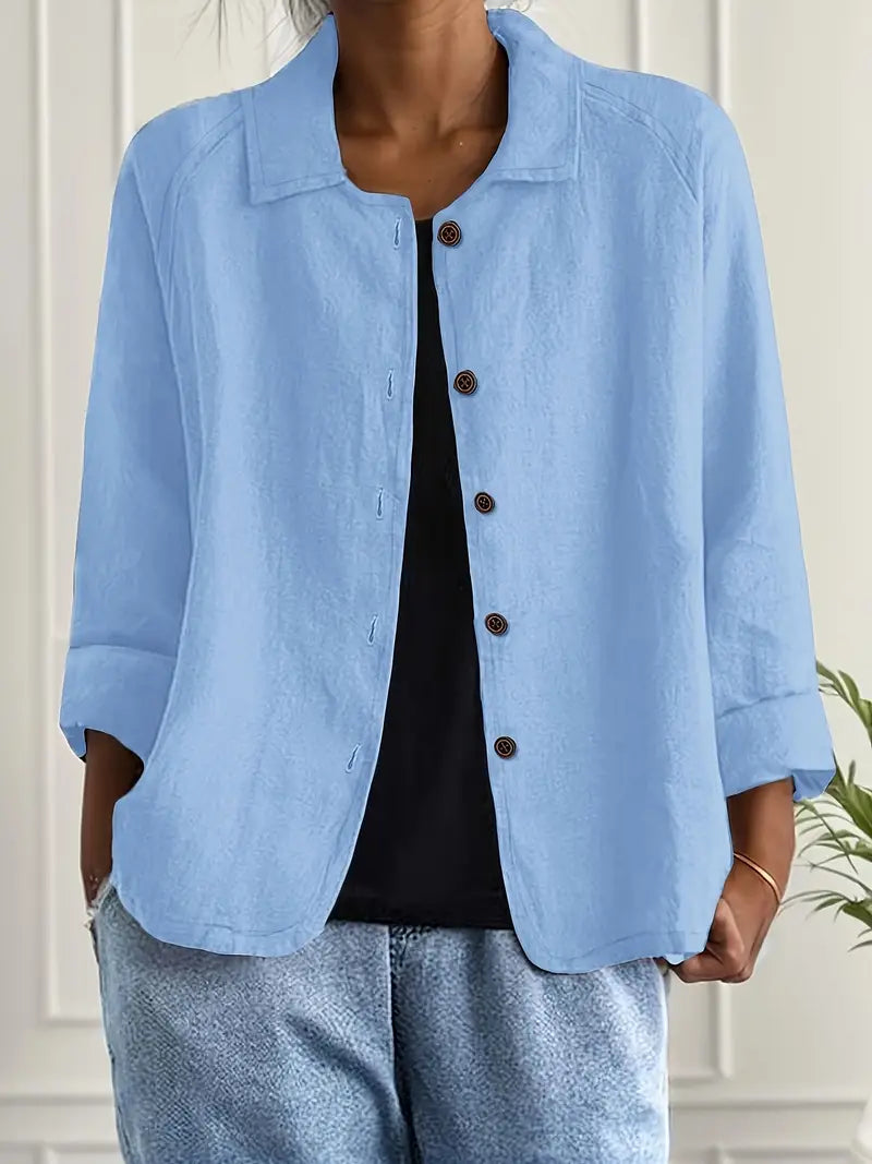 Marilla™ – Classic Light Shirt Cardigan