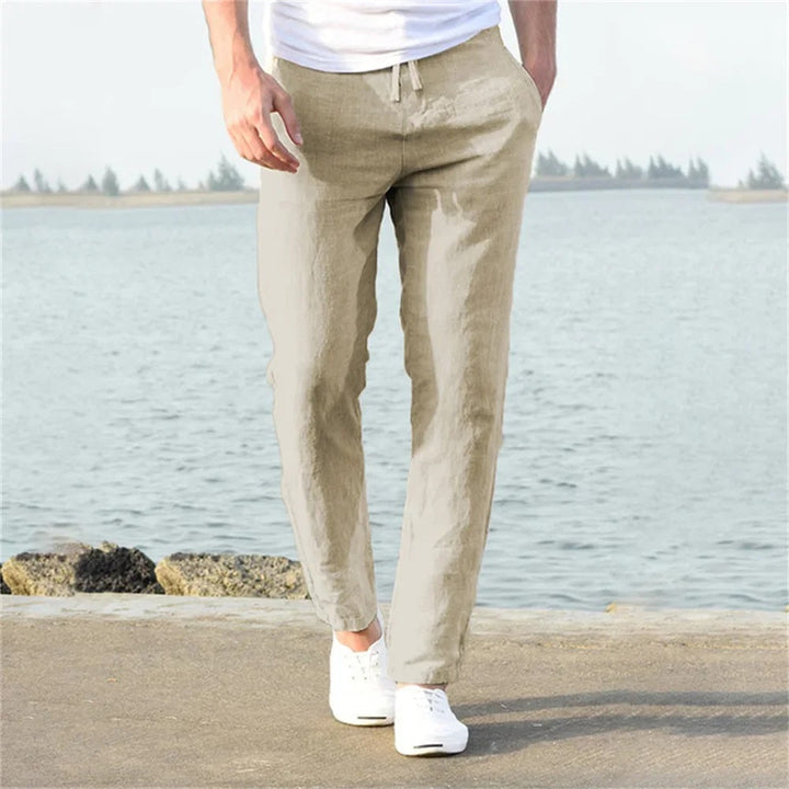 Dylan - Breathable Cotton-Linen Trousers