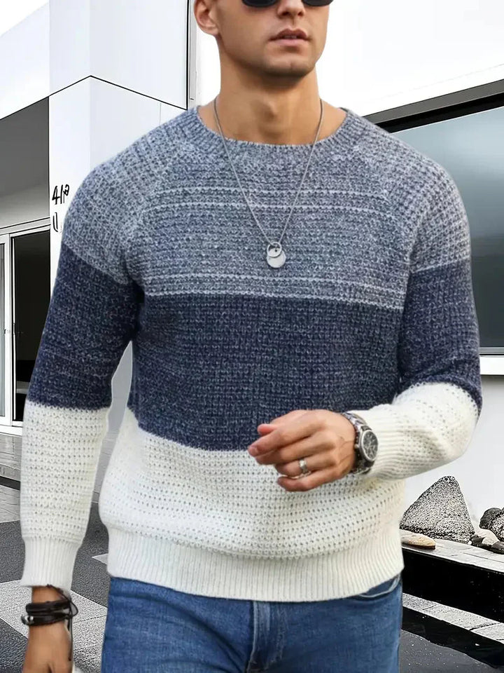 Brit & Boho™️ | The Orion Geometric Knit Sweater