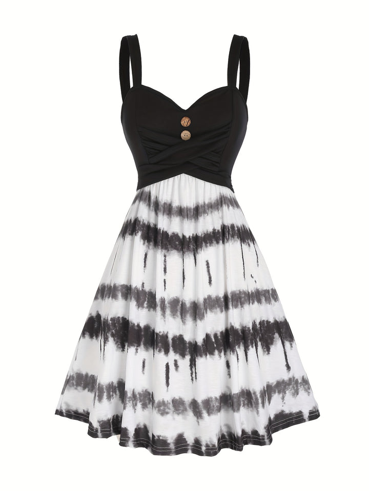 Gisele™ - Comfortable Tie-Dye Sleeveless Summer Dress