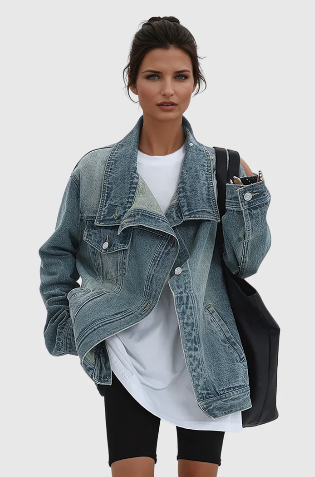 Bella™ - Artistic Denim Jacket